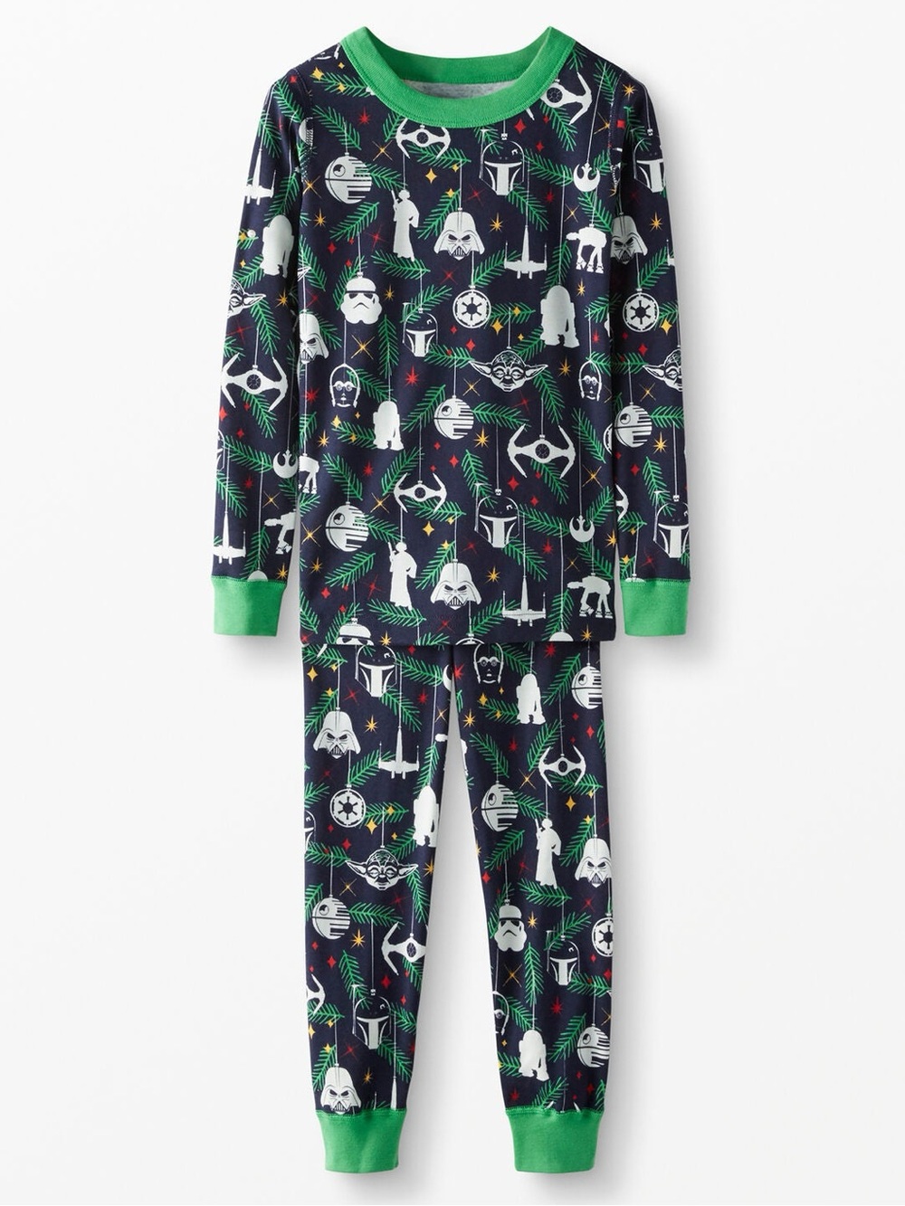 Hanna Andersson Holiday Star Wars Long John Pajamas Size 5